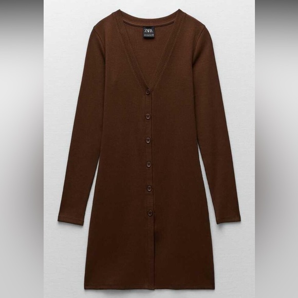 BNWT ZARA LONG WOMENS CARDIGAN - Picture 2 of 7
